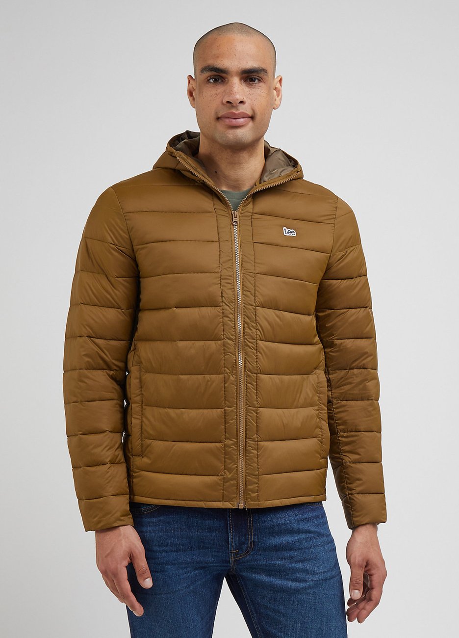 LEE LIGHT PUFFER JACKET MĘSKA KURTKA PRZEJŚCIOWA JESIENNA TUMBLEWEED 112341644 L87H015048