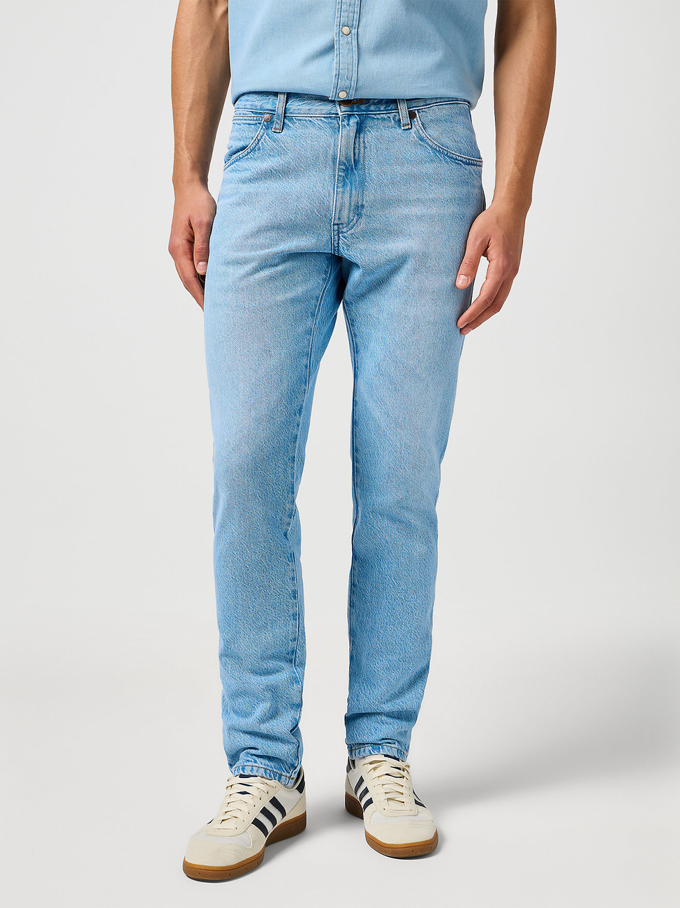 WRANGLER MĘSKIE SPODNIE JEANSOWE WRANGLER RIVER ARCTIC 112362465