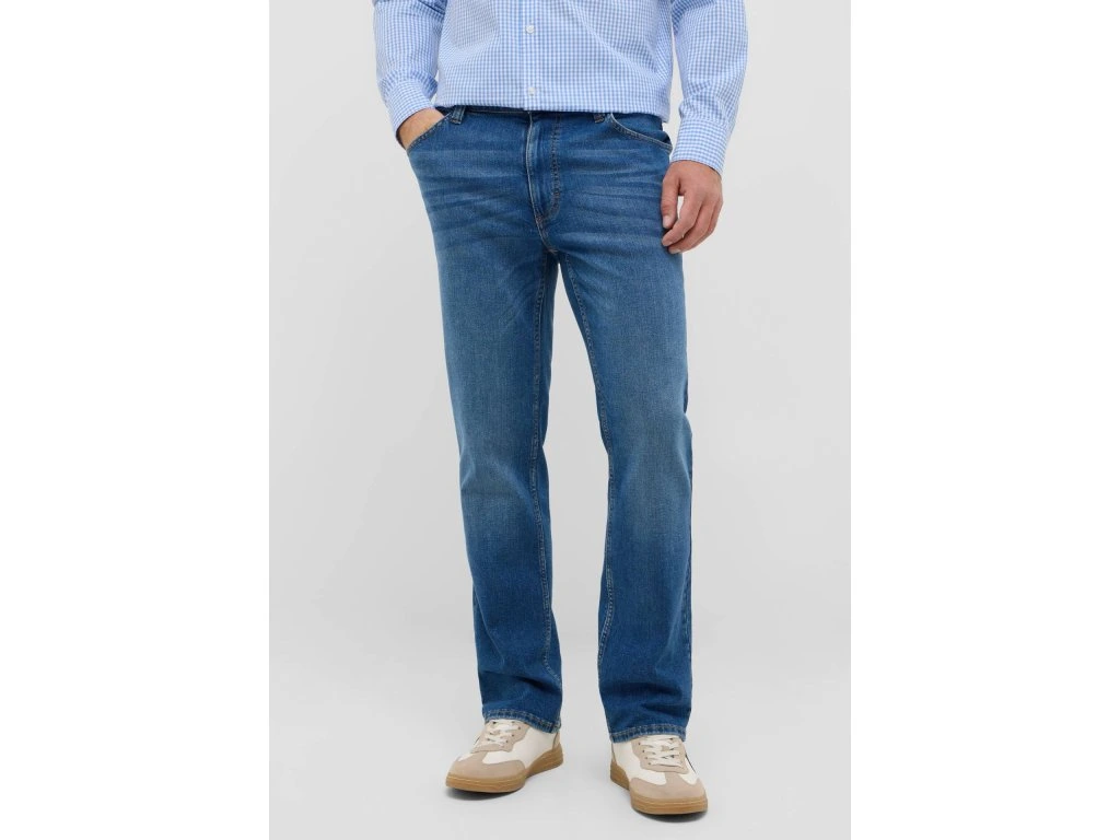 Męskie Spodnie Jeansowe Mustang Style Tramper Straight Denim Blue 1016809 5000 502