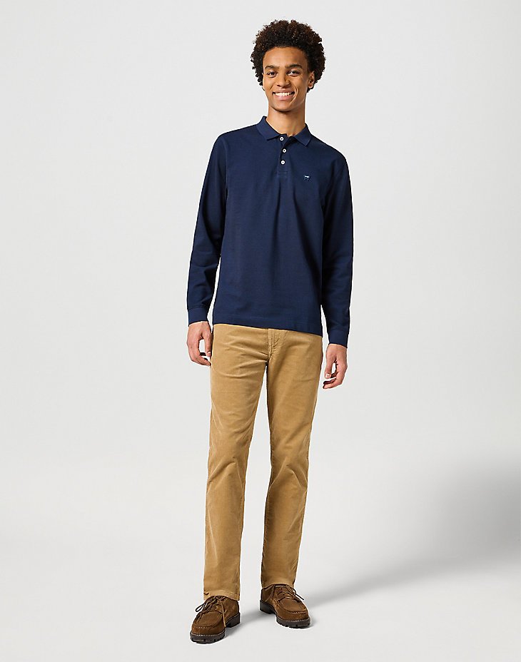 MĘSKIE SPODNIE SZTRUKSOWE WRANGLER GREENSBORO TIGERS EYE 11235740