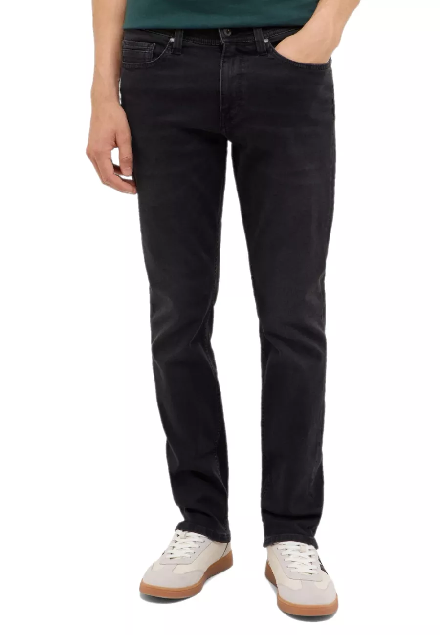 Męskie Spodnie jeansowe Mustang Style Vegas Slim Denim Black 1016794 4000 982