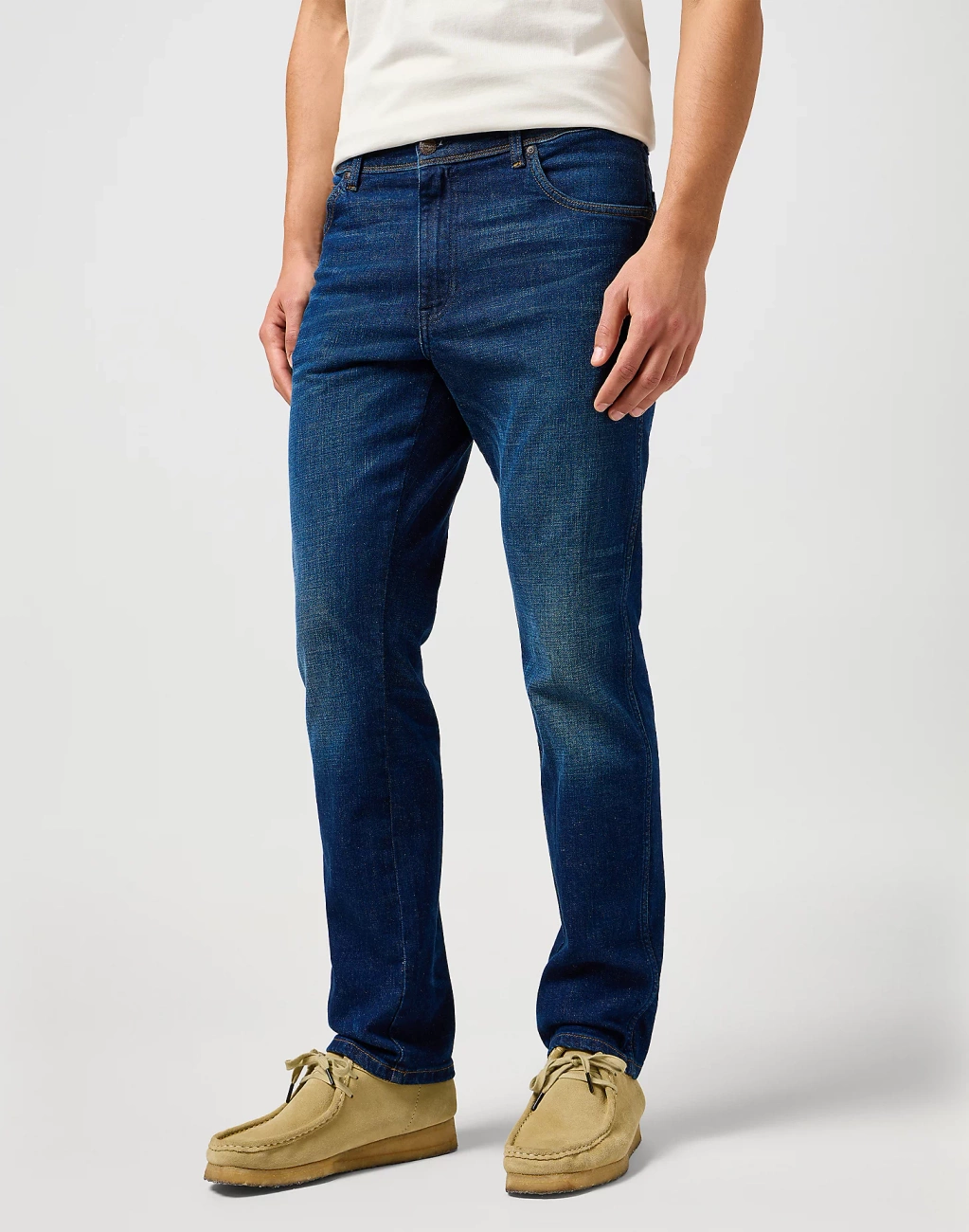 WRANGLER MĘSKIE SPODNIE JEANSOWE WRANGLER TEXAS BLUE ABYSS 112364456