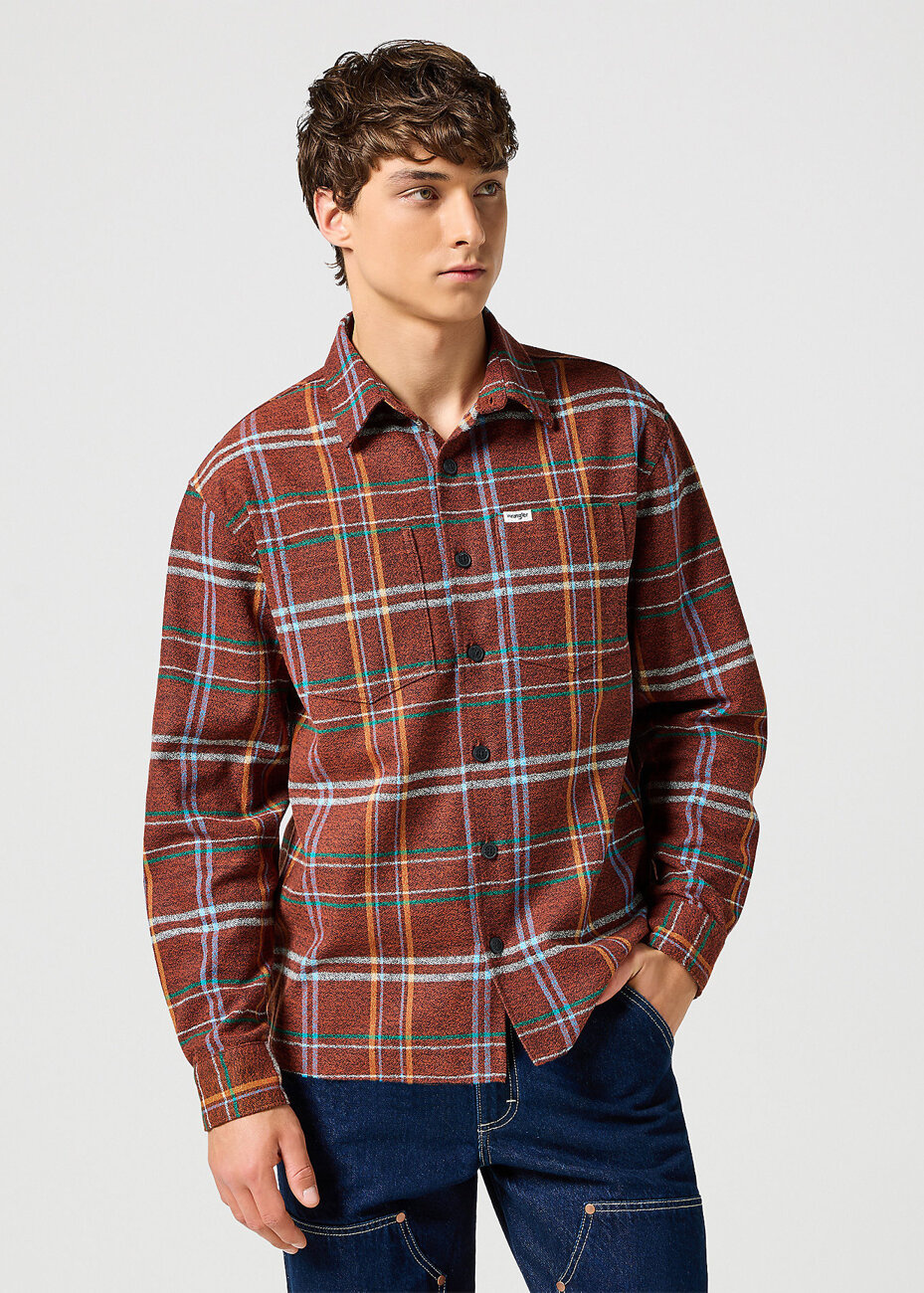 LEE MĘSKA KOSZULA NON FRAYED PLAID SHIRT PICANTE 112357344 W5E6017434