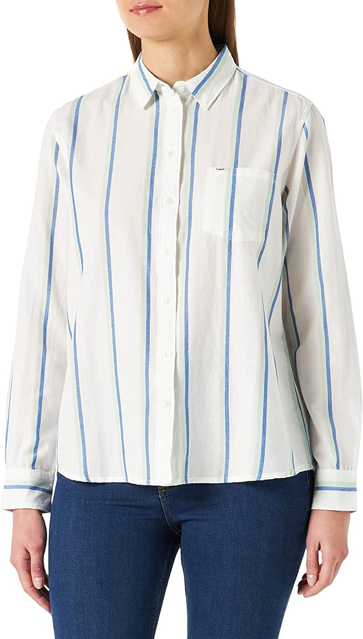 LEE ONE POCKET SHIRT DAMSKA KOSZULA SUMMER GREEN L45TDHNK 112110513