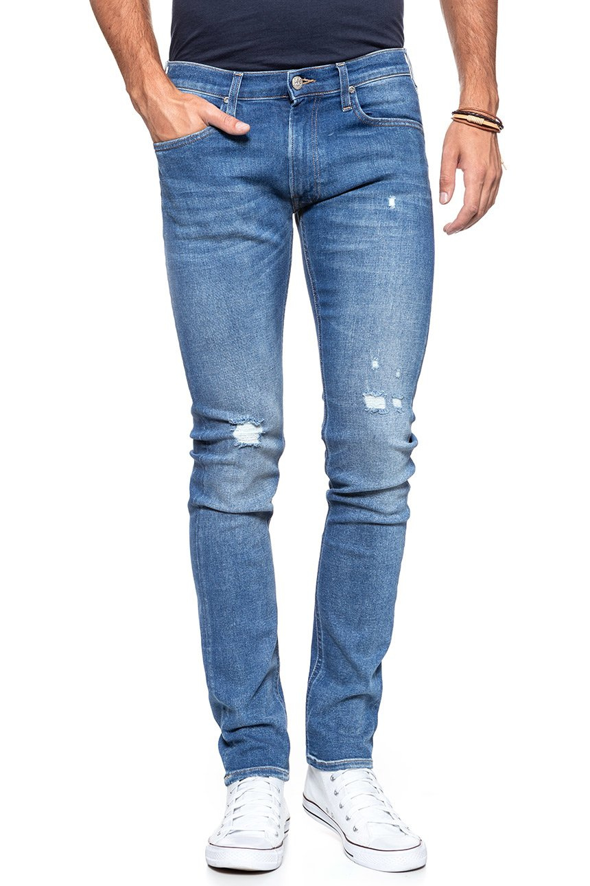 JEANSY MĘSKIE LEE LUKE BROKEN BLUE L719RONK 112119395