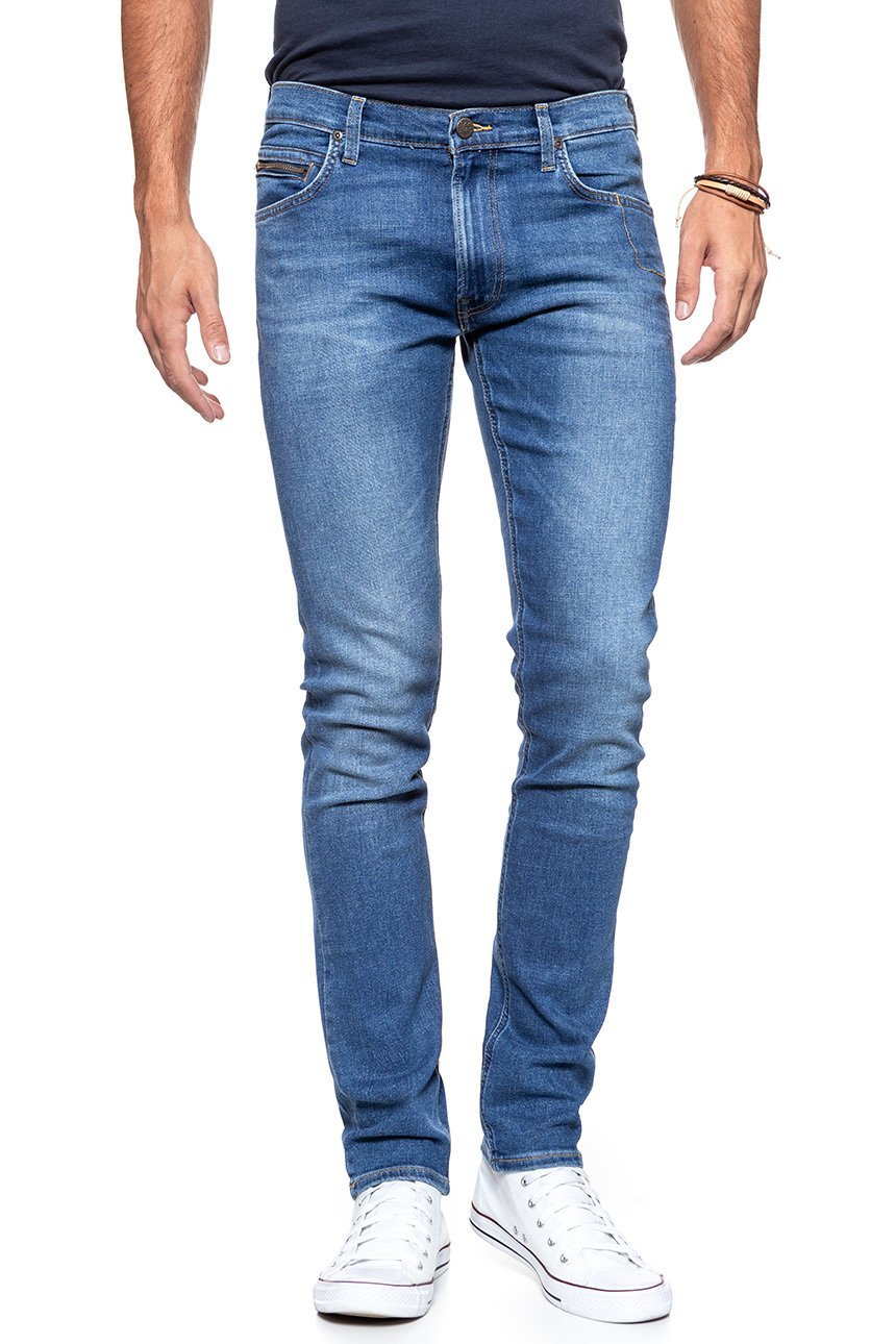 JEANSY MĘSKIE LEE FESTIVAL LUKE BLUE DROP L73IROEM 112120654
