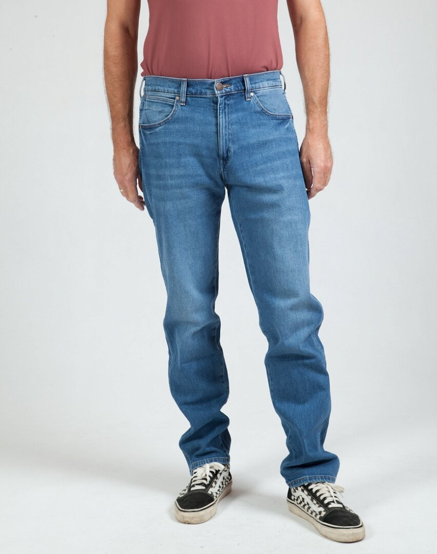 WRANGLER MĘSKIE SPODNIE WRANGLER FRONTIER NEW FAVORITE W16VJX21Y 112326387