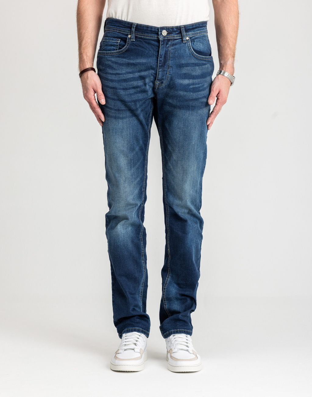 Męskie Spodnie Jeansowe Marcus Felix Jeans 2079 Blue Texas 14-200202