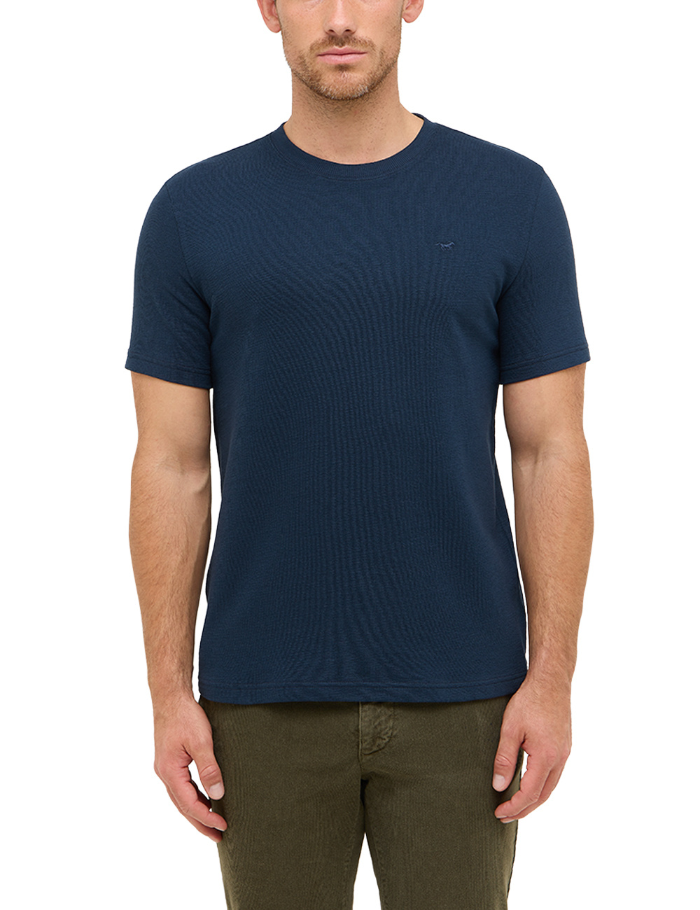 Męski T-Shirt Mustang Style Austin Dark Sapphire 1016872 4136