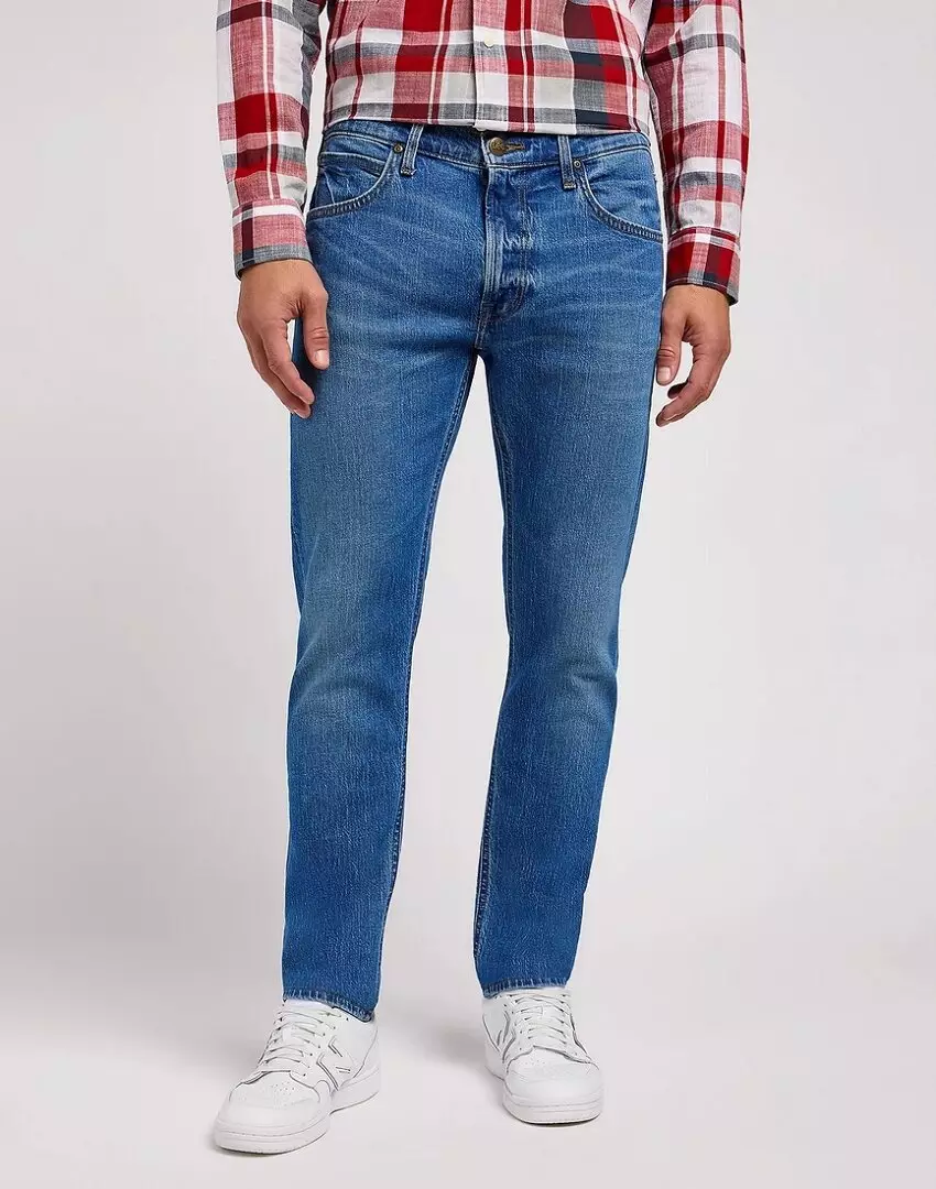 MESKIE SPODNIE LUKE INDIGO VINTAGE 112349321 L719015994