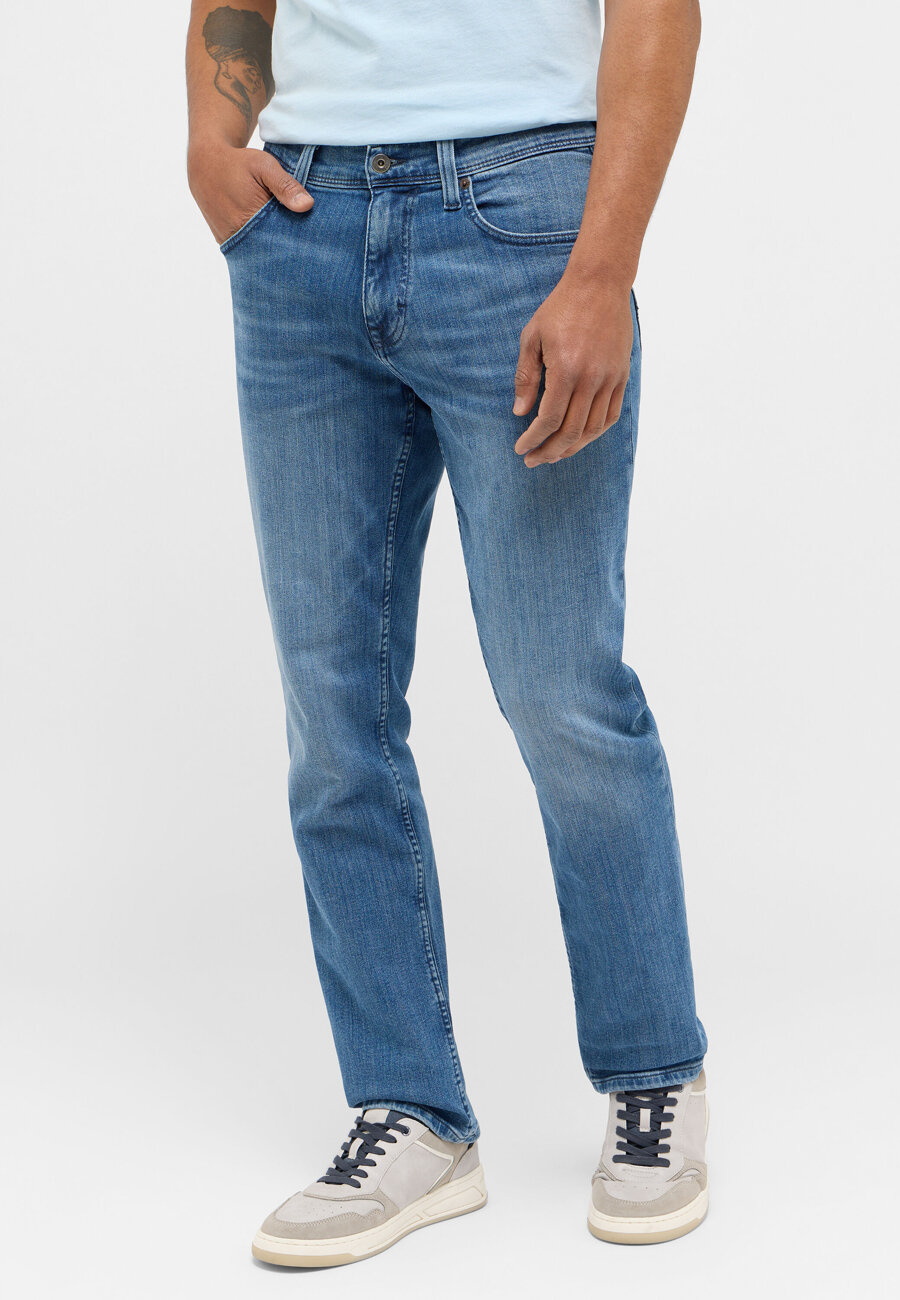 Męskie Spodnie Jeansowe MUSTANG Washington Straight Denim Blue 1015286 5000 313