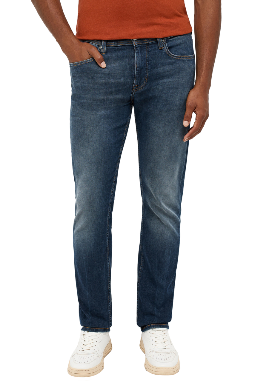 Męskie Spodnie Jeansowe Mustang Style Vegas Slim Denim Blue 1014590 5000 783
