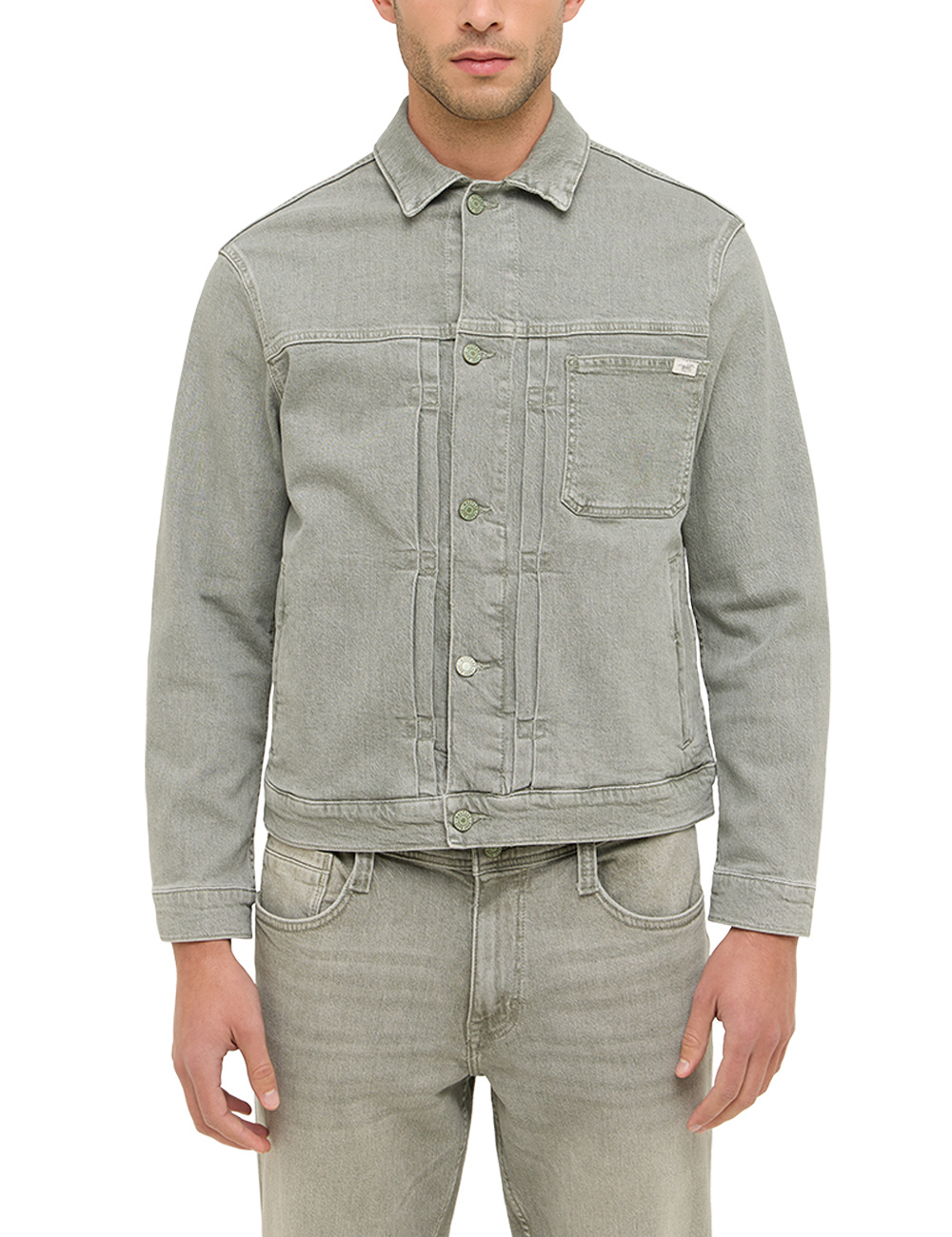 Męska Kurtka Jeansowa Mustang Style Dallas Jacket Dark Ivy 1016354 6326