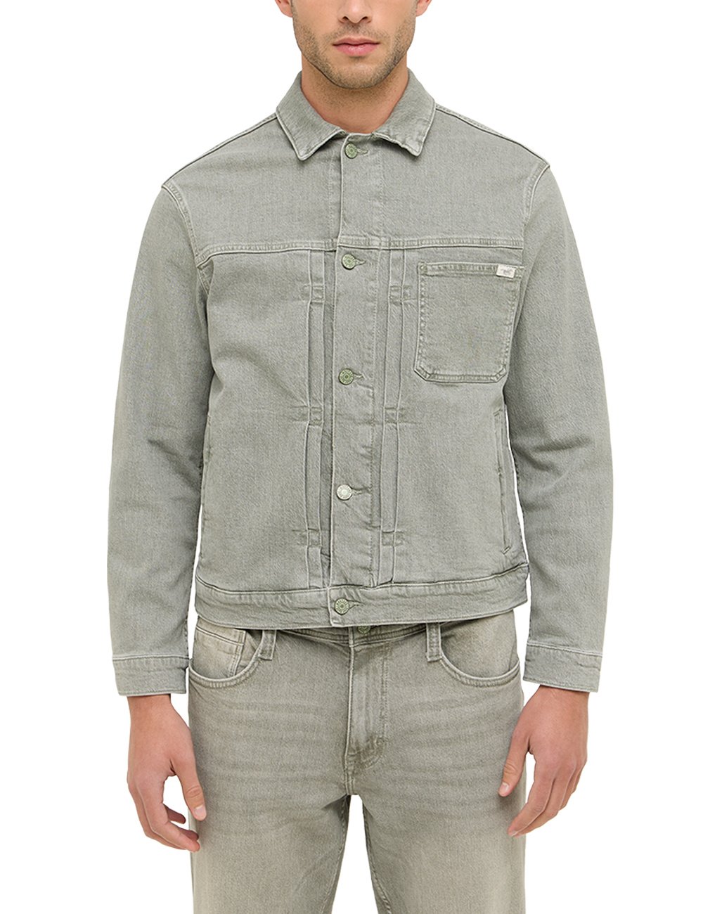 Męska Kurtka Jeansowa Mustang Style Dallas Jacket Dark Ivy 1016354 6326