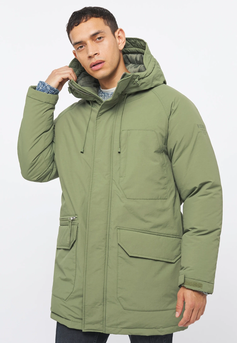 MUSTANG Daniel Washed Parka Four Leaf Clover 1013040 6352