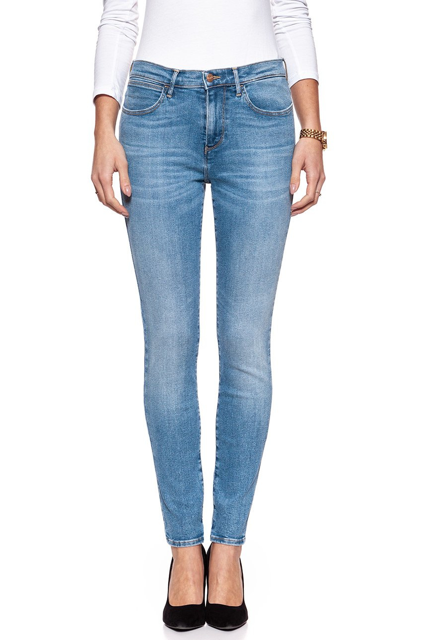 WRANGLER HIGH RISE SKINNY PEKIN SKY W27HFS17S 112128078