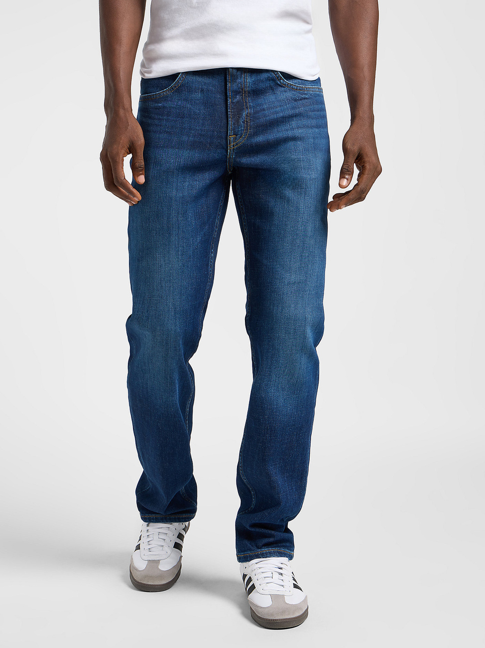 LEE MĘSKIE SPODNIE LEE BROOKLYN STRAIGHT STONEY 112363850