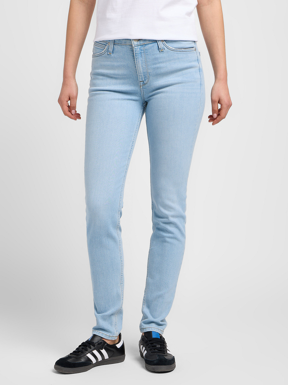 DAMSKIE SPODNIE LEE SCARLETT HIGH STARK BLEACH 112353193