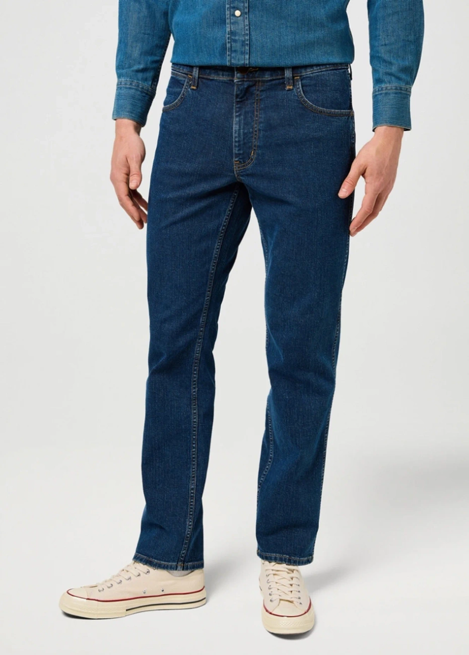 MESKIE SPODNIE WRANGLER GREENSBORO STONE RIVER 112371373