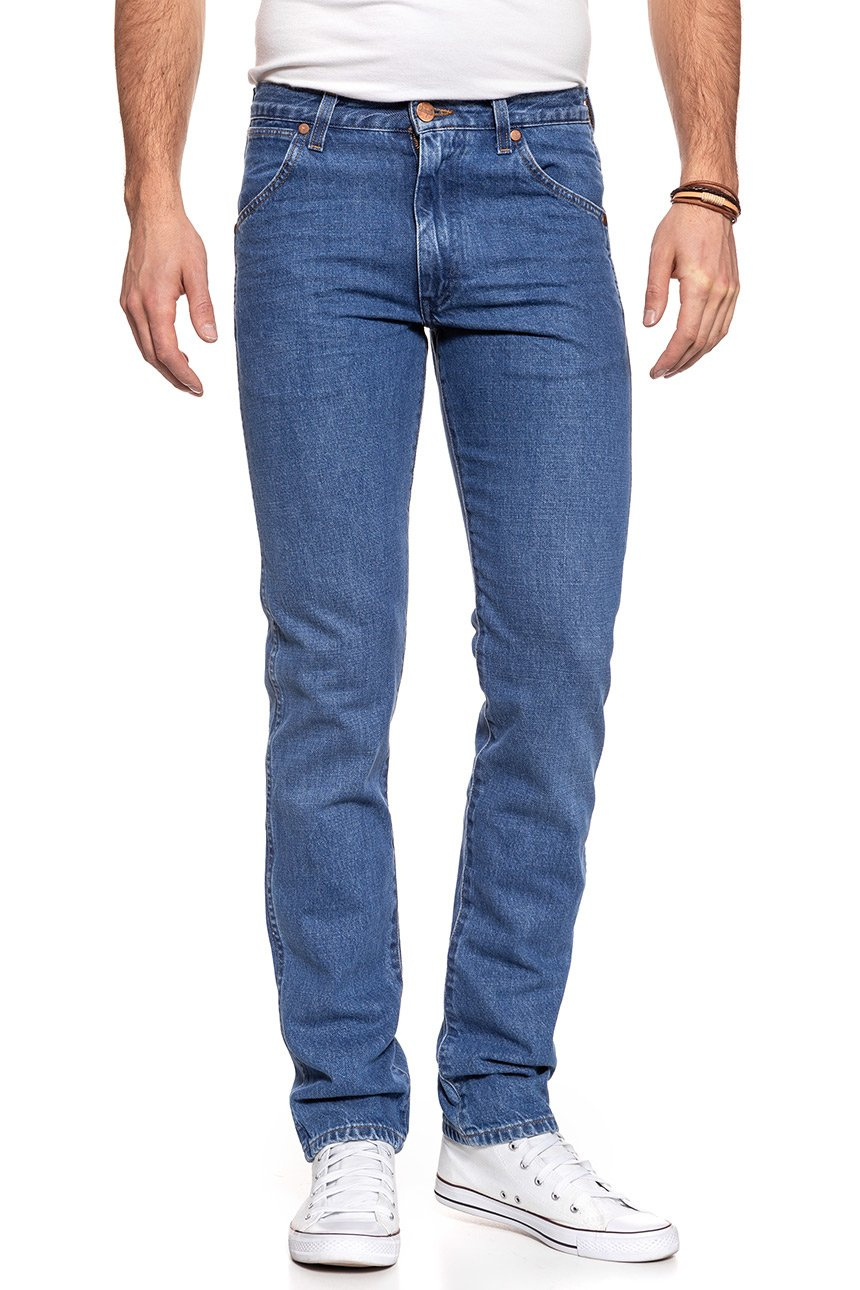 SPODNIE MĘSKIE WRANGLER STRAIGHT B&Y PITSTOP W11TGX161 112126029