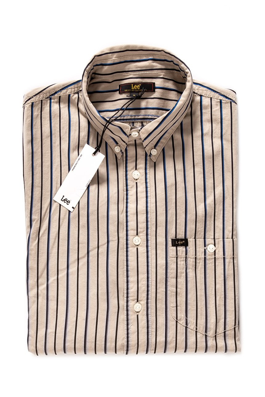 LEE RIVITED SHIRT DUST BEIGE L66IUELP 112116470