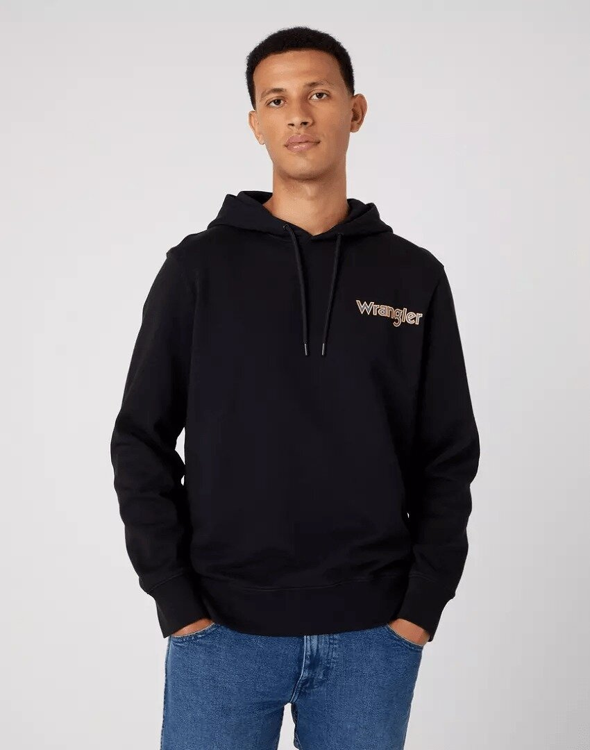 WRANGLER GRAPHIC HOODIE MĘSKA BLUZA LOGO NADRUK W674I4100 112331943