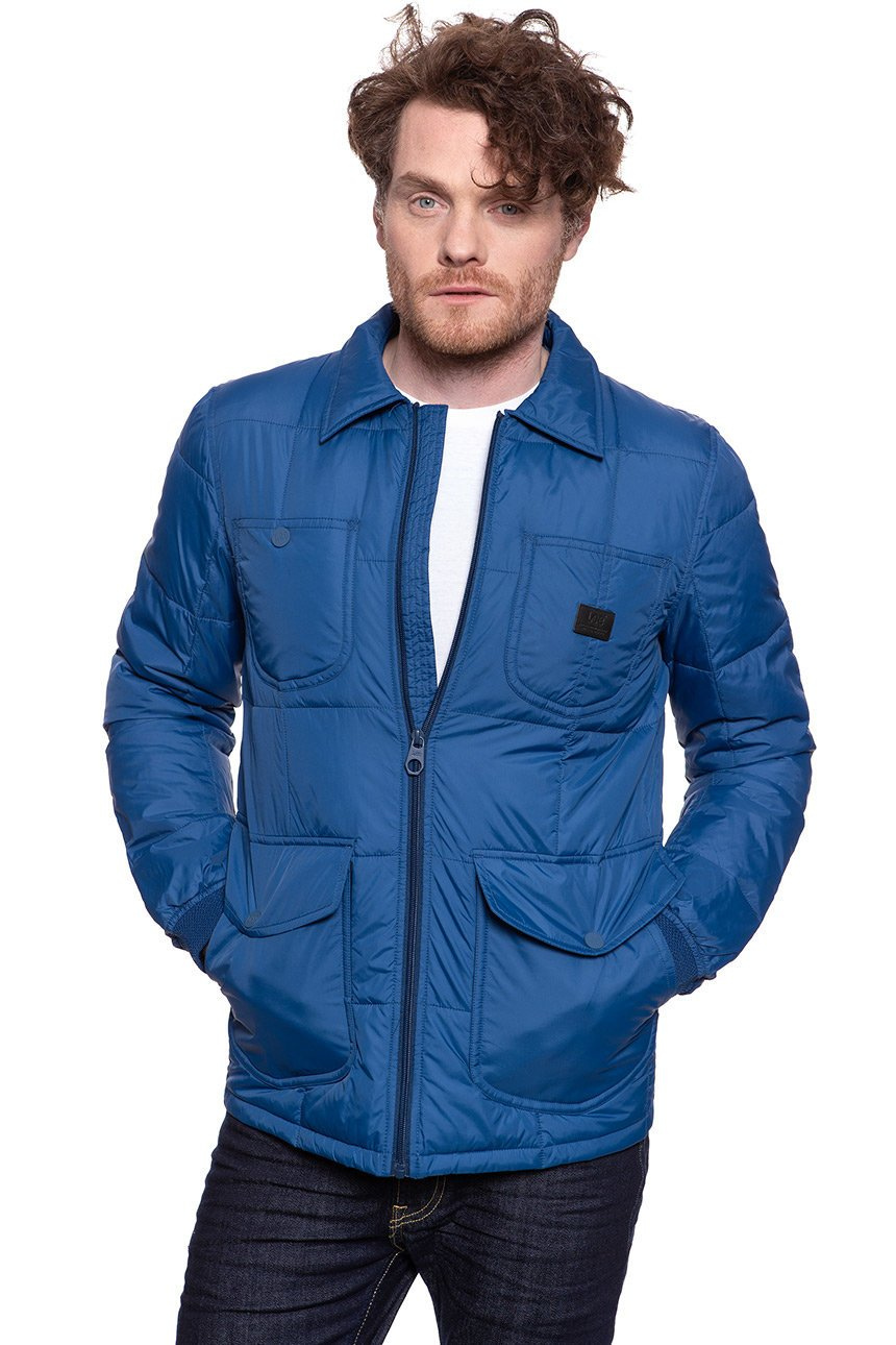 KURTKA LEE LIGHTWEIGHT PADDED OIL BLUE L86CUJMO 112122639