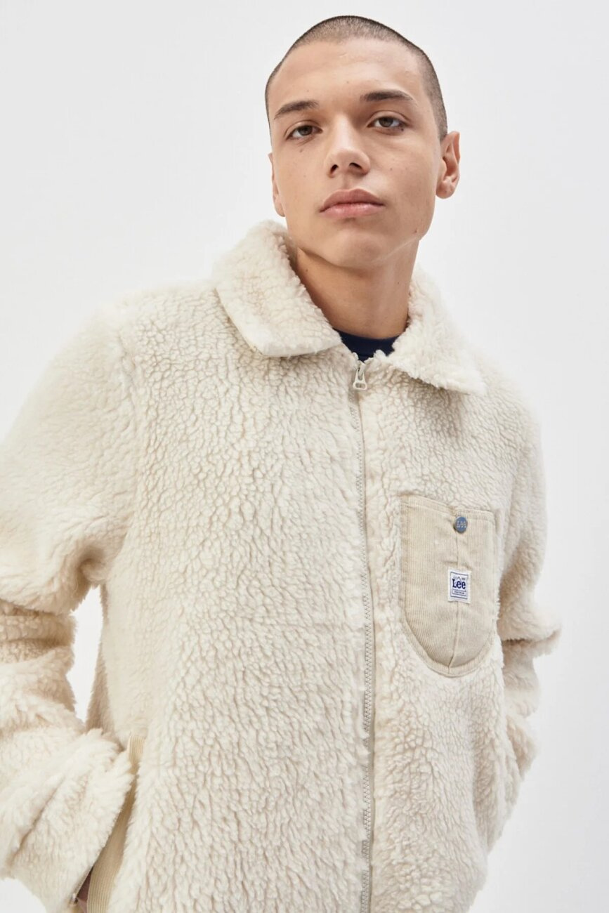 LEE 91B SHERPA JACKET MĘSKA KURTKA PRZEJŚCIOWA SHERPA L87RNXNQ 112322400