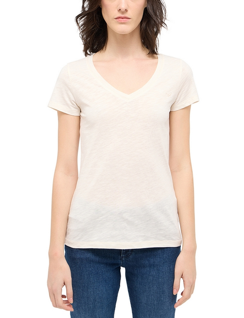 Damski T-Shirt Mustang Style Beverly Whisper White 1016139 2013