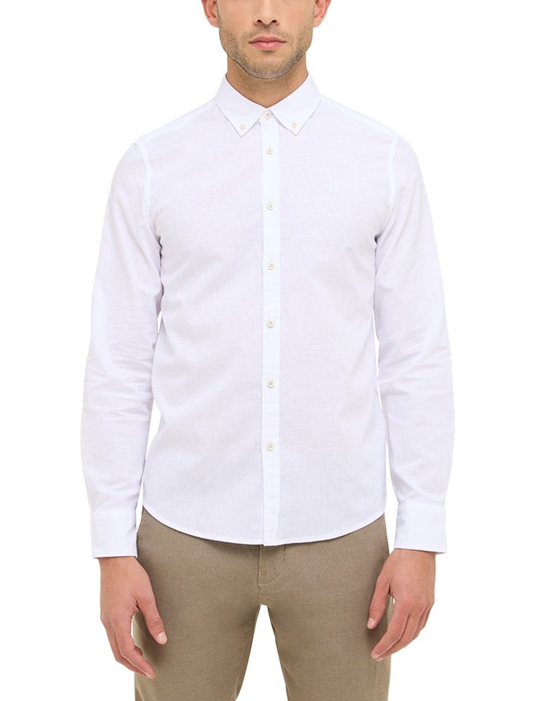 Męska Koszula Mustang Style Rawlins General White 1016248 2045