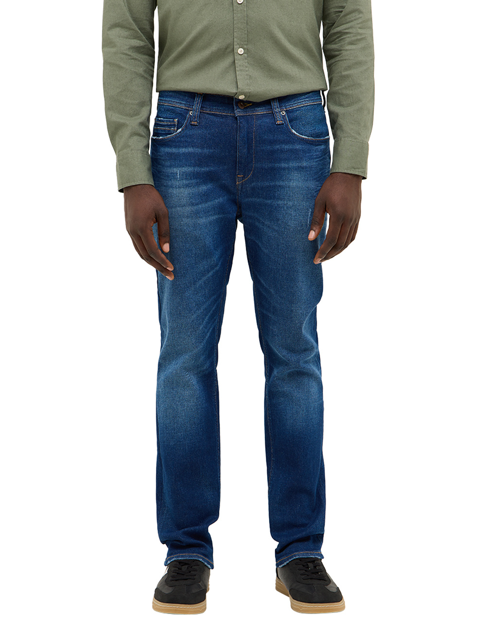 Męskie Spodnie jeansowe Mustang Style Vegas Slim Denim Blue 1016795 5000 884
