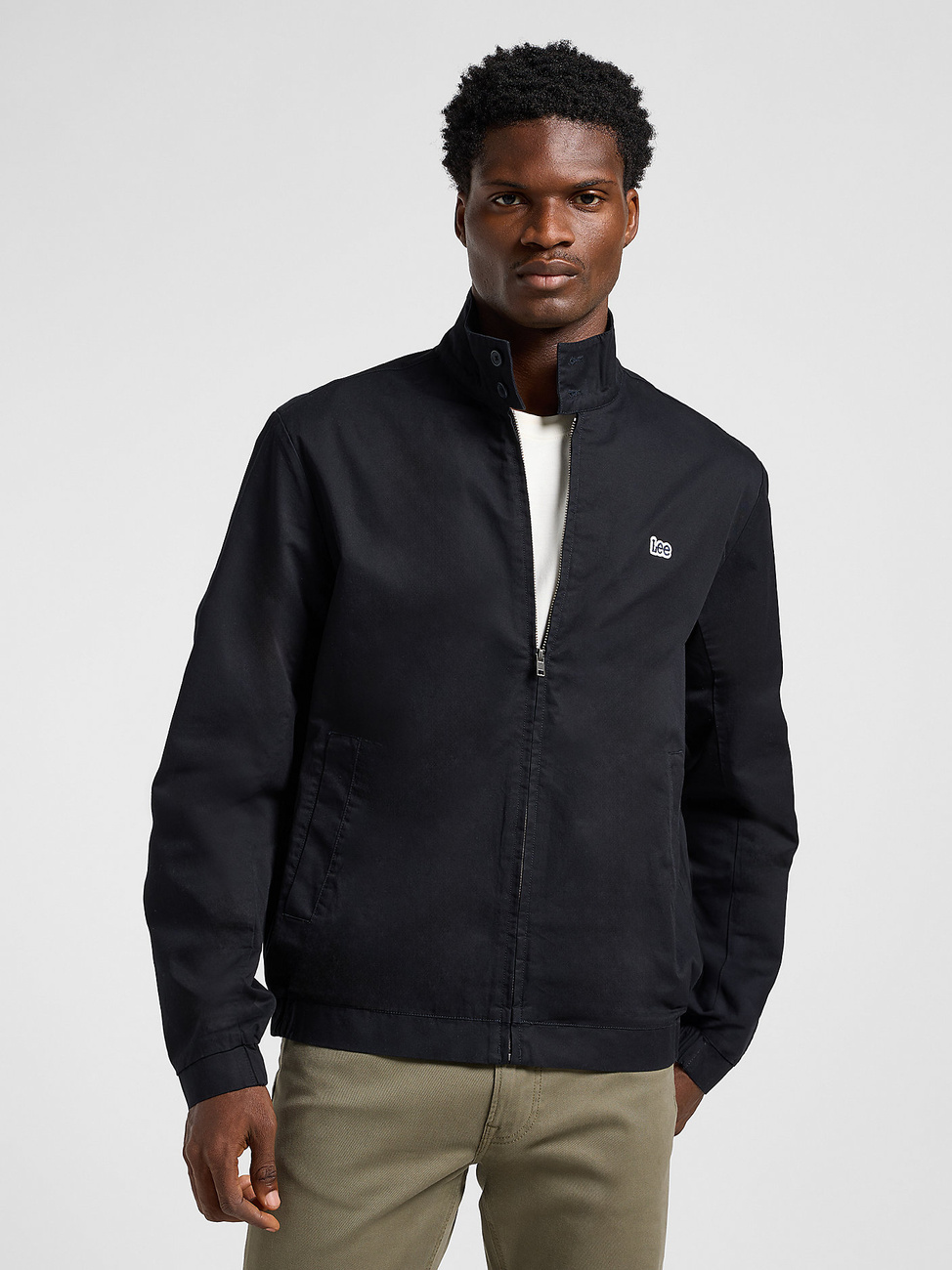 LEE MĘSKA KURTKA LEE HARRINGTON JACKET UNIONALL BLACK 112363867