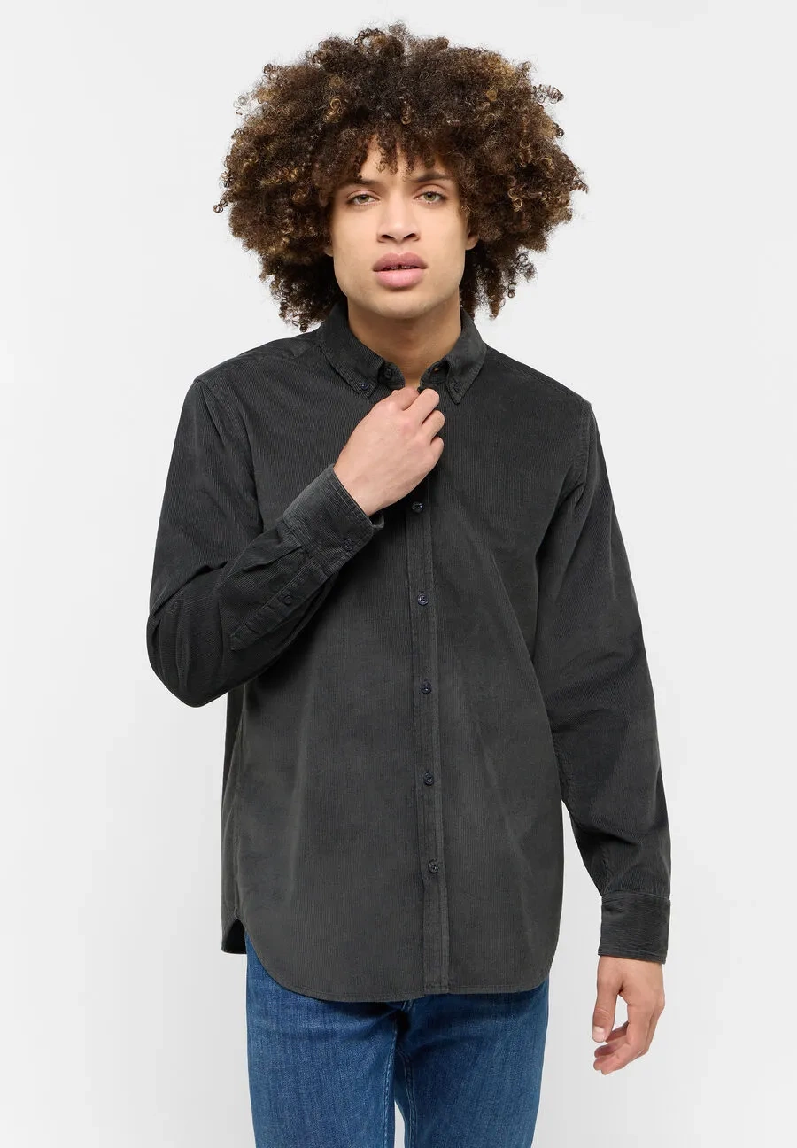 Męska Koszula MUSTANG Iowa Pirate Black 1015628 4088