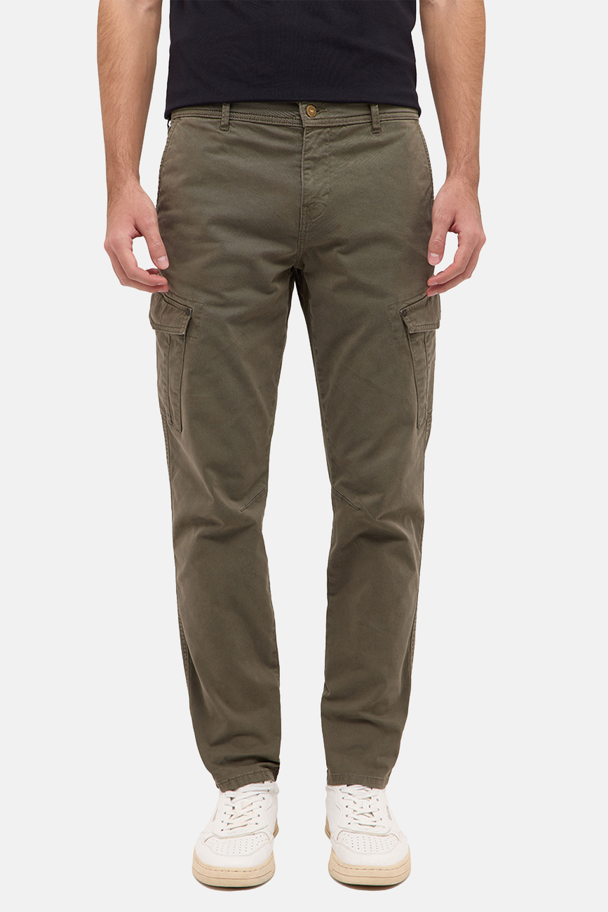 Męskie Spodnie jeansowe Mustang Style Daytona Cargo Ivy Green 1016419 6421