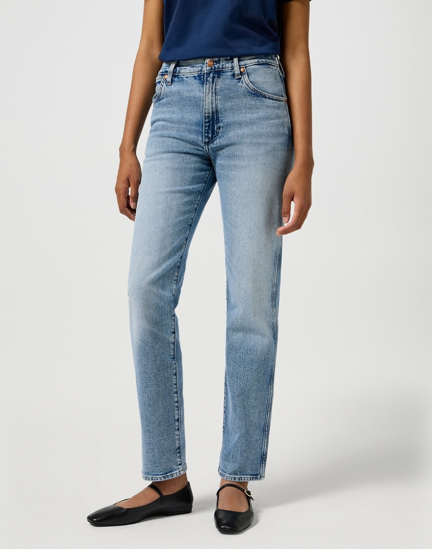 DAMSKIE SPODNIE JEANSOWE WRANGLER SUNSET FROSTY SILVER 112356409