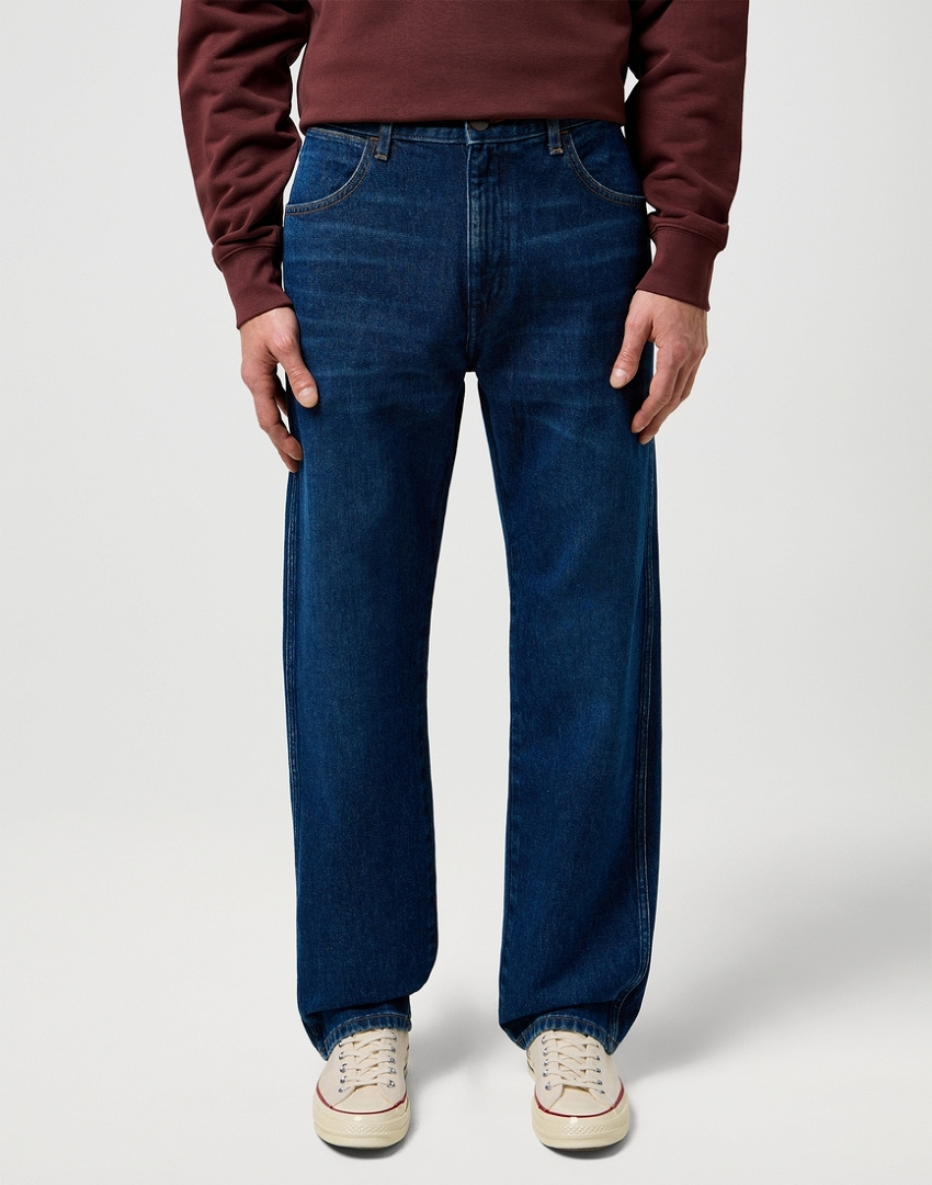 MESKIE SPODNIE WRANGLER FRONTIER POLAR STEEL 112373195