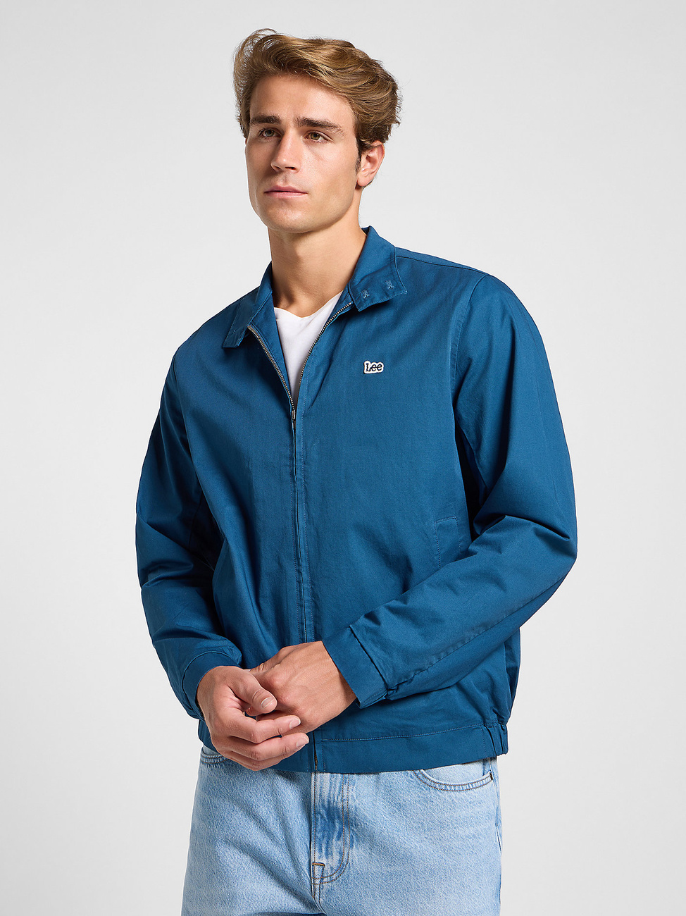 LEE MĘSKA KURTKA LEE HARRINGTON JACKET ORION BLUE 112363868