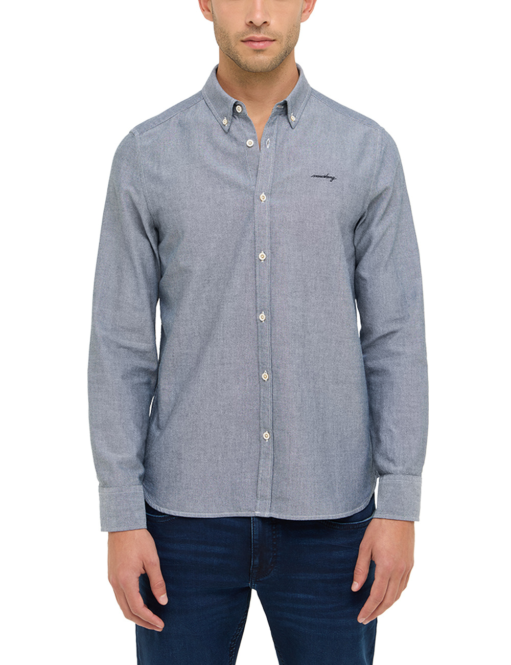 Męska Koszula Mustang Style Edinburg Dark Sapphire 1016242 4136