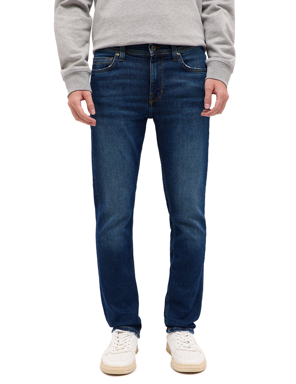 Męskie Spodnie Jeansowe Mustang Style Vegas Slim Denim Blue 1016310 5000 883