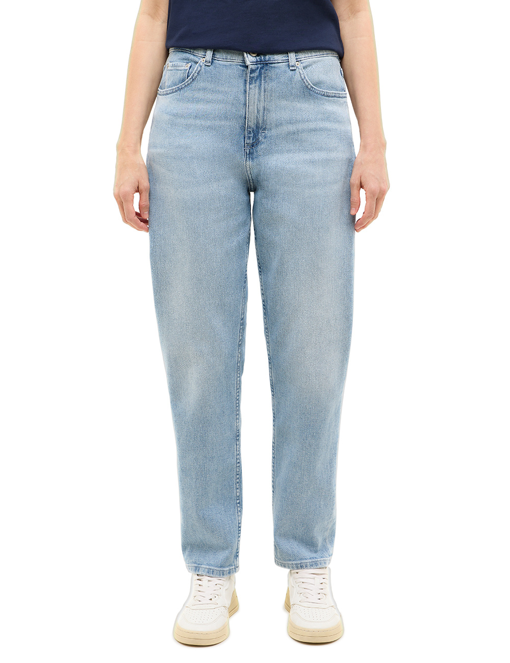 Damskie Spodnie Jeansowe Mustang Style Brooks Relaxed Slim Denim Blue 1016540 5000 211