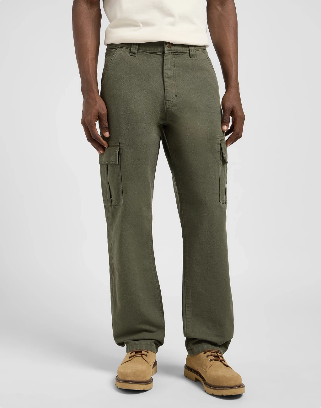 MESKIE SPODNIE LEE CARGO PANT OAK MOSS 112370611