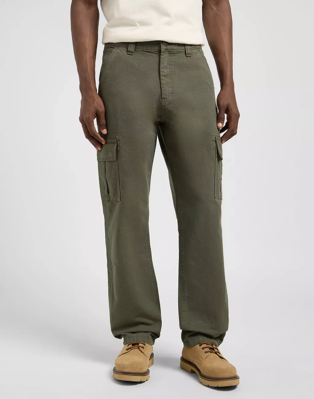 MESKIE SPODNIE LEE CARGO PANT OAK MOSS 112370611