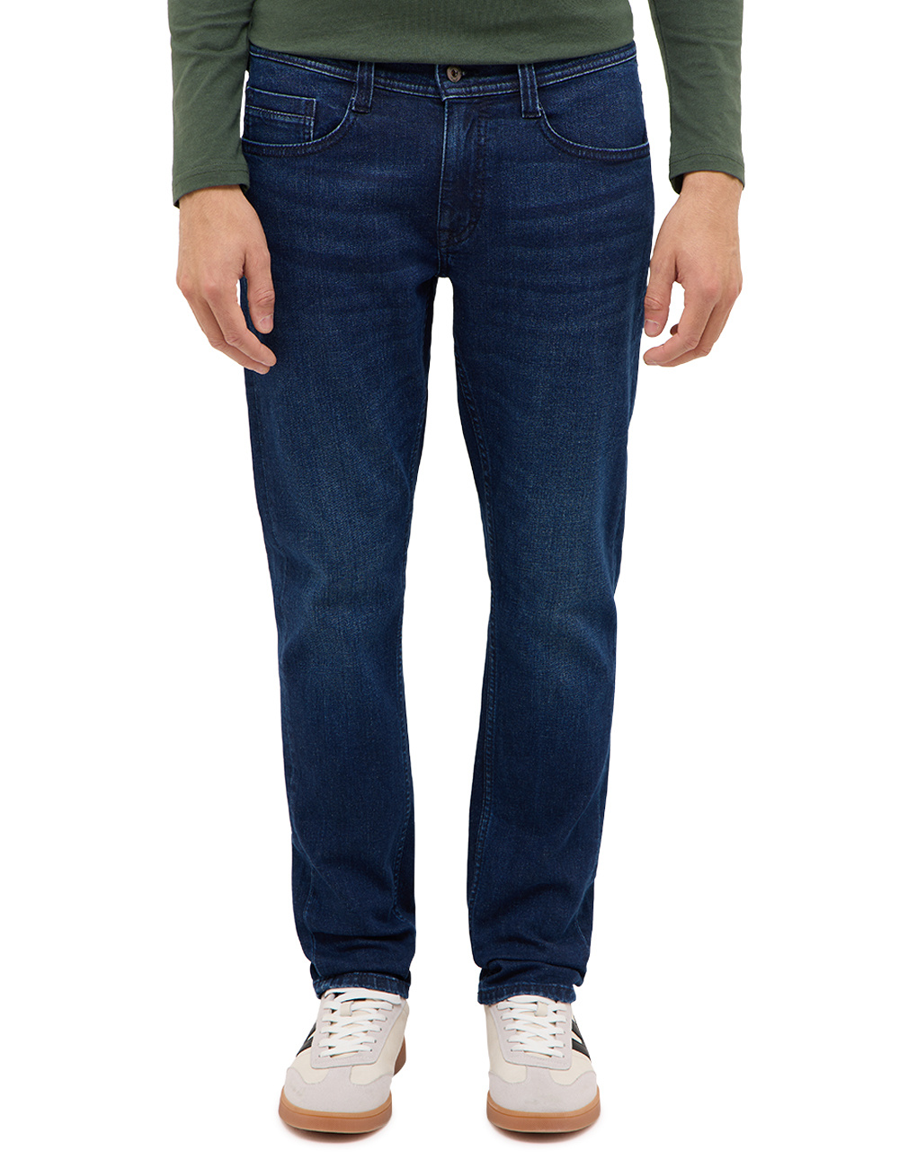 Męskie Spodnie jeansowe Mustang Style Oregon Slim Denim Blue 1017220 5000 883