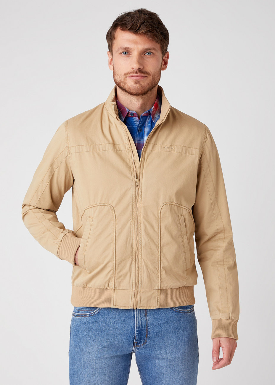KURTKA PRZEJŚCIOWA WRANGLER THE BOMBER SAND W4E16P58N 112129122