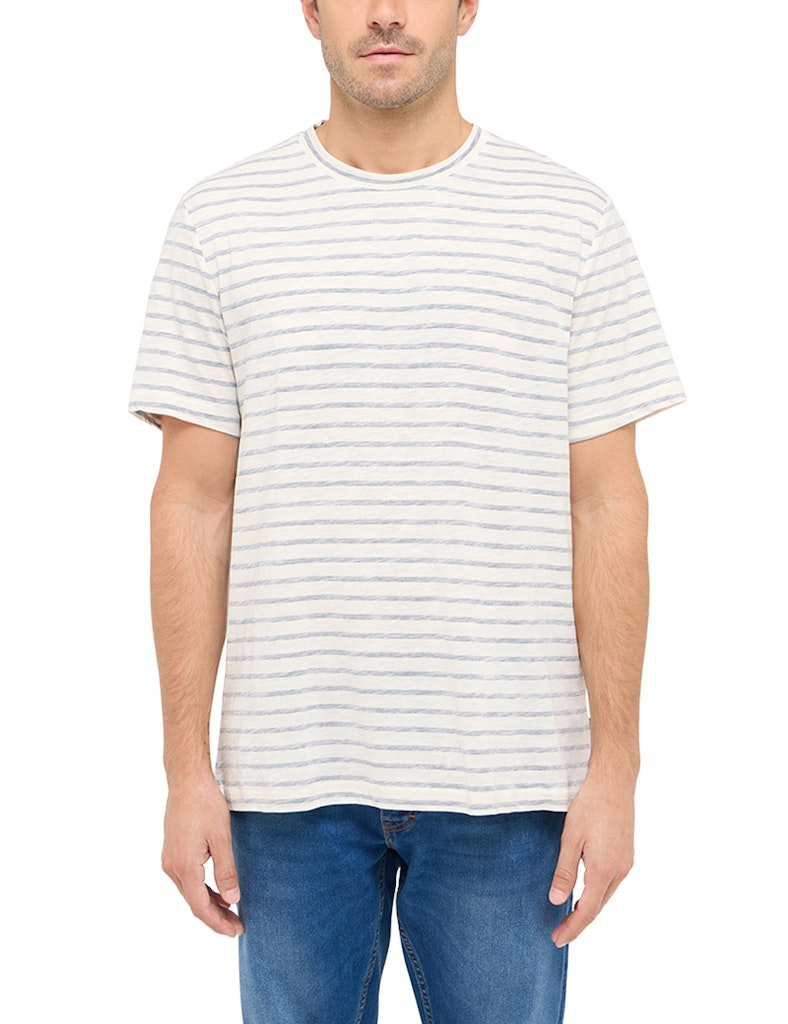 Męski T-Shirt Mustang Style Alex C Stripe Summer Stripe 1016269 12578