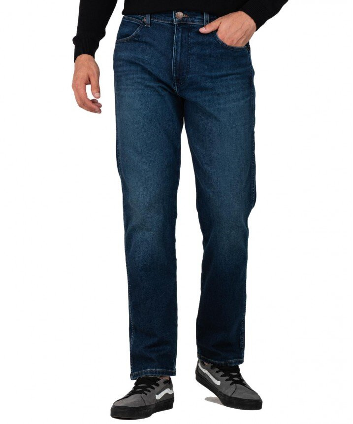 WRANGLER MĘSKIE SPODNIE JEANSOWE FRONTIER GREEN FUZZ 112341440 W16V007117