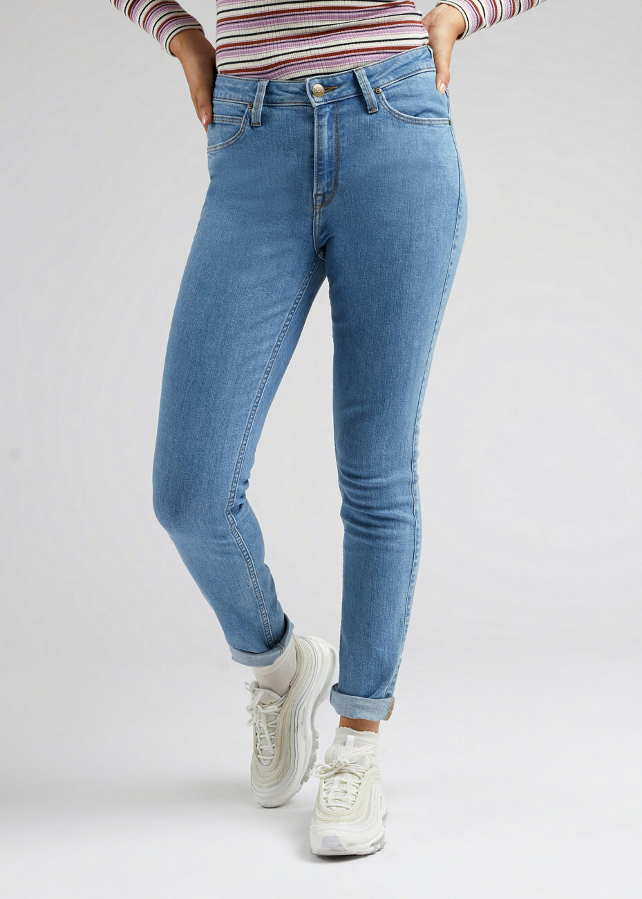 LEE DAMSKIE SPODNIE JEANSOWE LEE SCARLETT HIGH JUST A BREESE L626FAB38 112328321