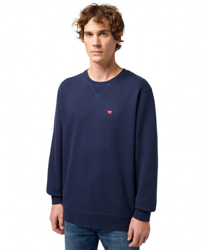 MESKA BLUZA WRANGLER SIGN OFF CREW NAVY 112350534
