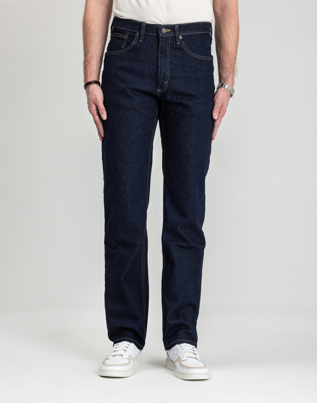 Męskie Spodnie Jeansowe Wrangler Regular Fit Rinse 112352894