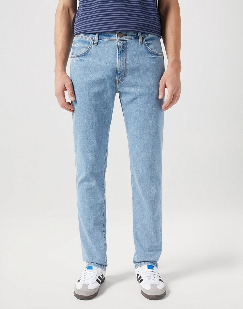 WRANGLER LARSTON MĘSKIE SPODNIE JEANSOWE JEANSY DŻINSY GOOD VIBES 112350666 W18S016839